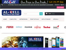 Tablet Screenshot of alcell.co.za